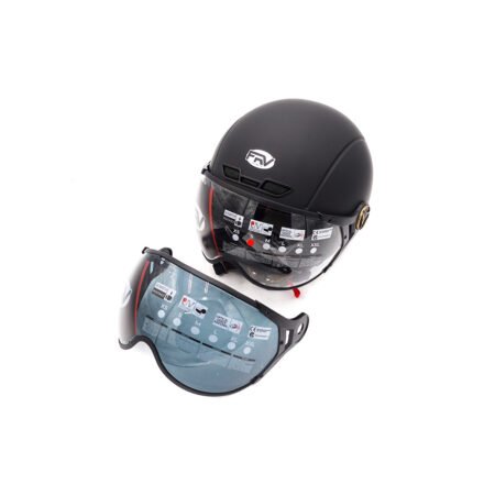 Casque JET noir mat (taille XS à XXL) (XL)