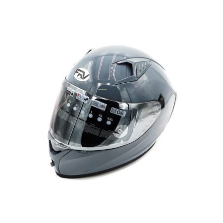 Casque intégral gris (taille S à XL)
