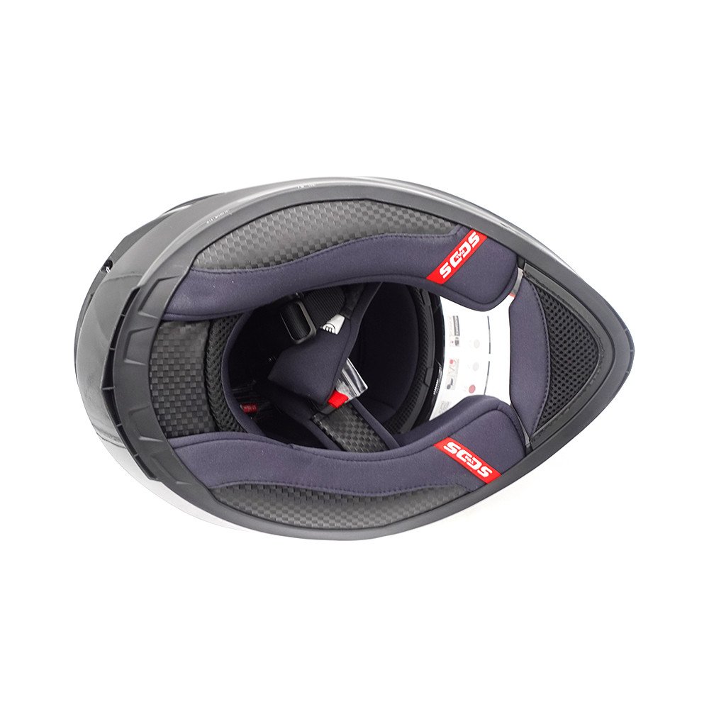 Casque intégral noir (taille S à XL) (XL)