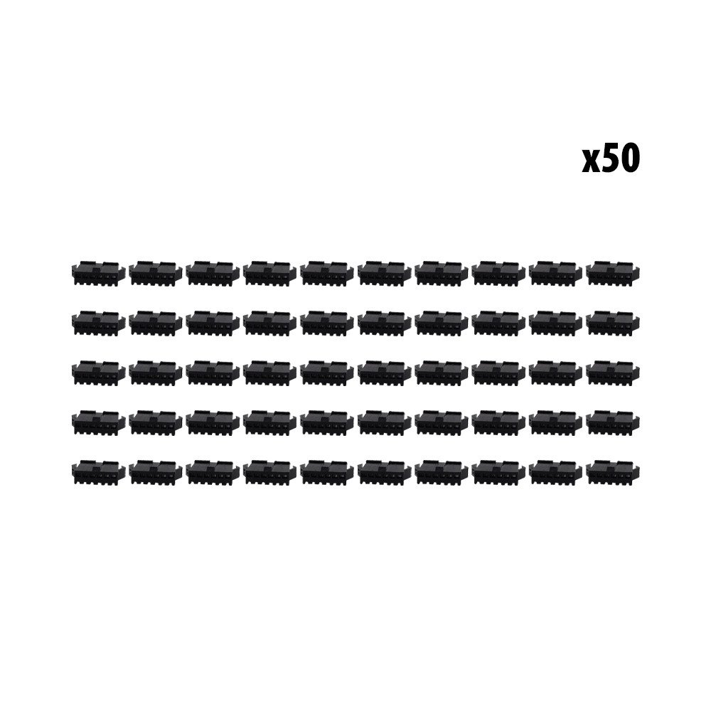Connecteur SM 6 pins Femelle x50 pcs