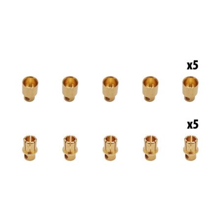 Connecteurs banane 8mm x10 pcs (5 male + 5 femelles)