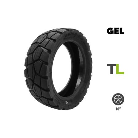 Pneu 80/50-6,5 tubeless + gel anticrevaison Dualtron Victor 2025 (10x3-6.5)