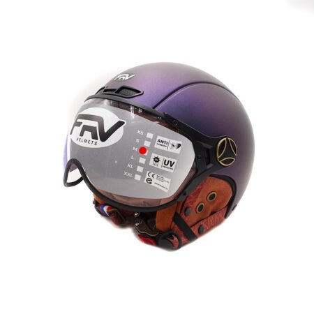 Casque JET bleu mat caméléon (taille XS à XXL) (S)