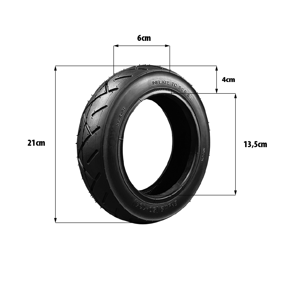 Pneu Zero 8 1/2X2 pouces (50-134) – Image 3