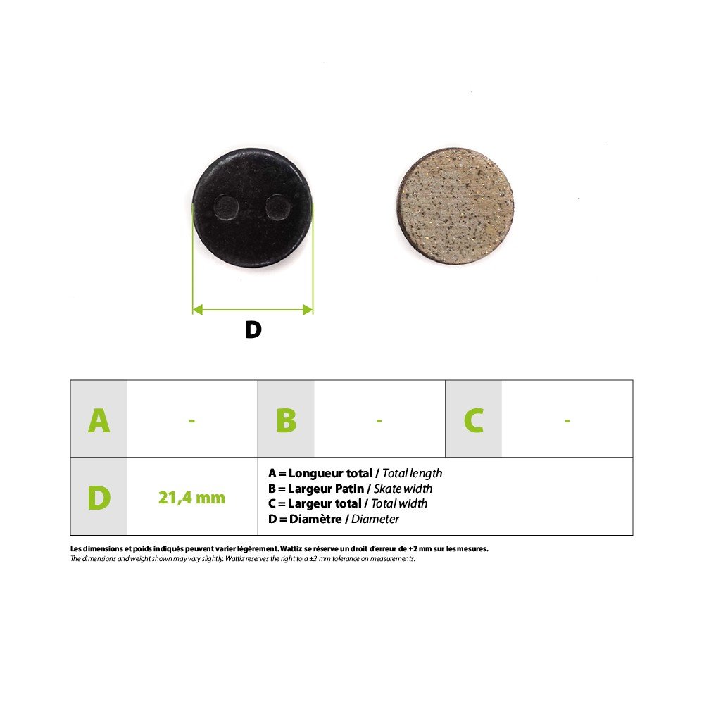 Plaquettes de frein Xiaomi M365 – Image 4