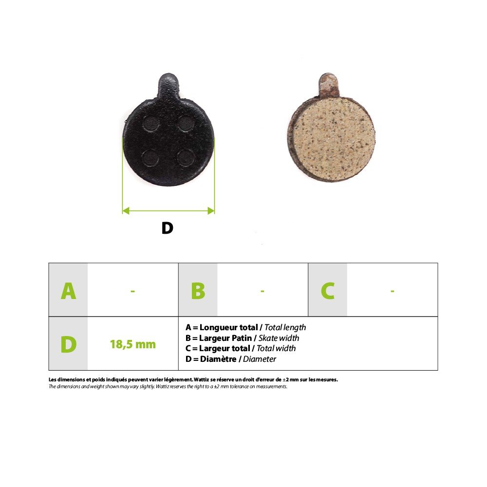 Plaquettes de frein Xiaomi M365 Pro Dualtron Forever – Image 4