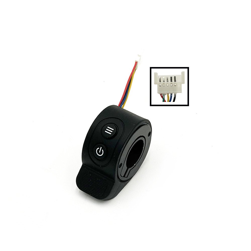 Gachette Accelerateur HX 7 - 3 Couleurs au Choix (Noir)