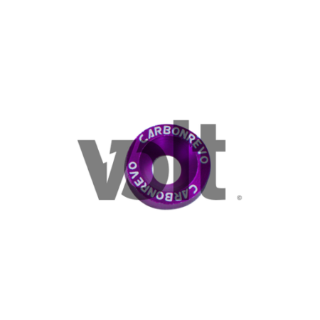 CARBON REVO RONDELLES ALUMINIUM VIOLET (10 PAR SET) - UNIVERSEL