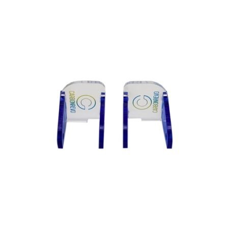 CARBONREVO CACHE LED AVANT BLEU TRANSLUCIDE - PAIRE - DUALTRON RAPTOR/1/2/ULTRA