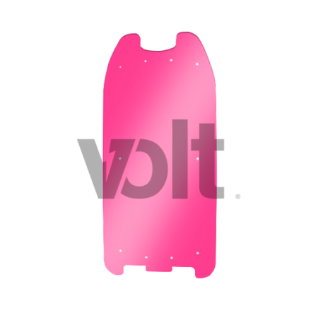 CARBON REVO DOUBLURE DE DECK 3MM ROSE TRANSLUCIDE - DUALTRON 1/RAPTOR