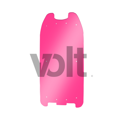CARBON REVO DOUBLURE DE DECK 3MM ROSE TRANSLUCIDE - DUALTRON 1/RAPTOR