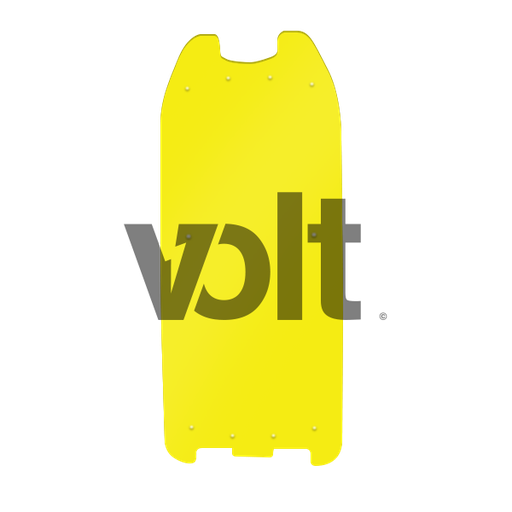 CARBON REVO DOUBLURE DE DECK 3MM JAUNE - DUALTRON 2