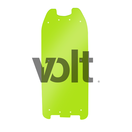 CARBON REVO DOUBLURE DE DECK 3MM VERT TRANSLUCIDE - DUALTRON 2