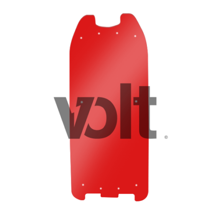 CARBON REVO DOUBLURE DE DECK 3MM ROUGE TRANSLUCIDE - DUALTRON 2