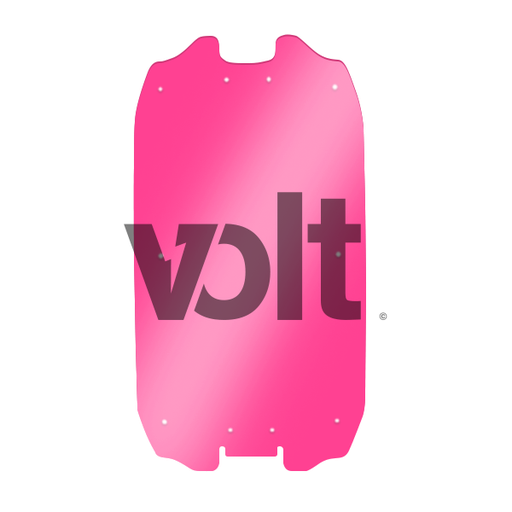 CARBON REVO DOUBLURE DE DECK 3MM ROSE TRANSLUCIDE - DUALTRON ULTRA