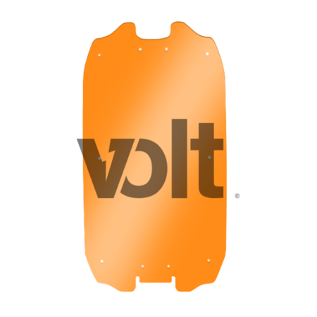 CARBON REVO DOUBLURE DE DECK 3MM ORANGE TRANSLUCIDE - DUALTRON ULTRA