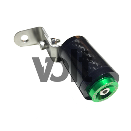 CARBON REVO SUPPORT DE FEUX ARRIÈRE VERT - 1 PAIRE - UNIVERSEL