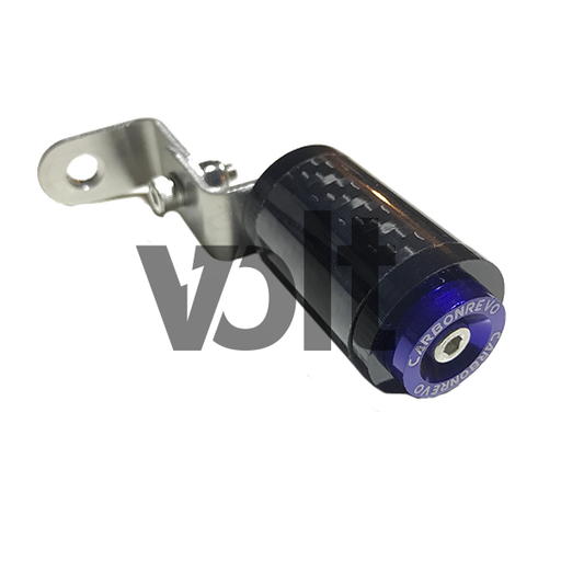 CARBON REVO SUPPORT DE FEUX ARRIÈRE BLEU - 1 PAIRE - UNIVERSEL
