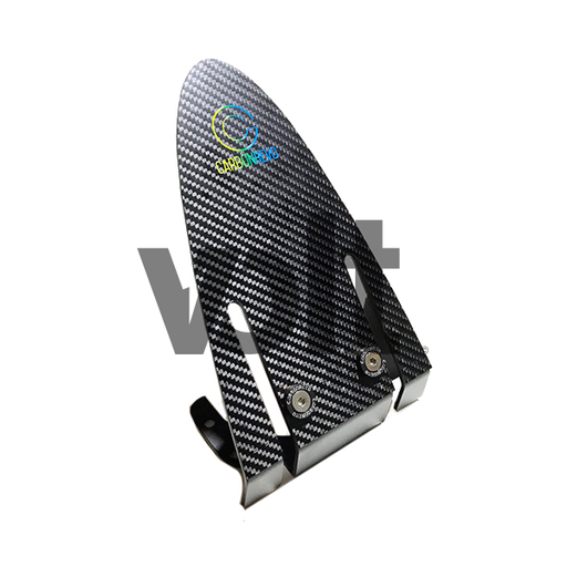 CARBON REVO GARDE BOUE ARRIÈRE V2 (RONDELLES NOIRES) - DUALTRON 1/2