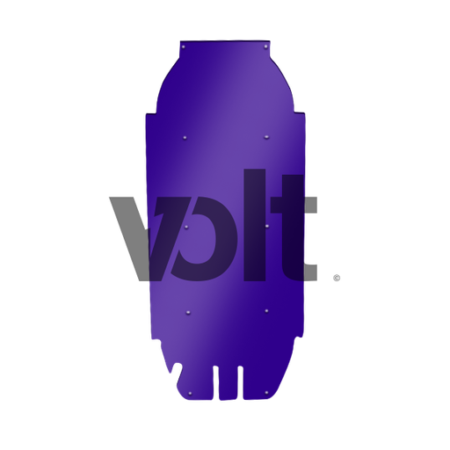 CARBONREVO PLAQUE PROTECTION V2 VIOLET(RONDELLE ET VIS)-SPW4 18-26Ah