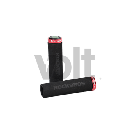 ROCKBROS POIGNEES MOUSSE (PAIRE) NOIRES