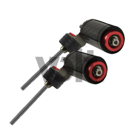 CARBON REVO SUPPORT DE PHARE AVANT (PAIRE) - NINEBOT