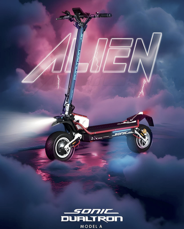 DUALTRON | AFFICHE A3 SONIC ALIEN