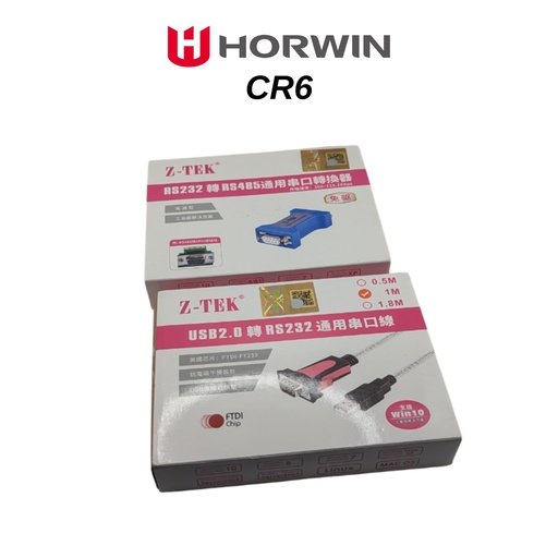 CR6 | OUTIL DE CONTRÔLE DE SON / CÂBLE USB 2.0/RS232 et RS232/RS485