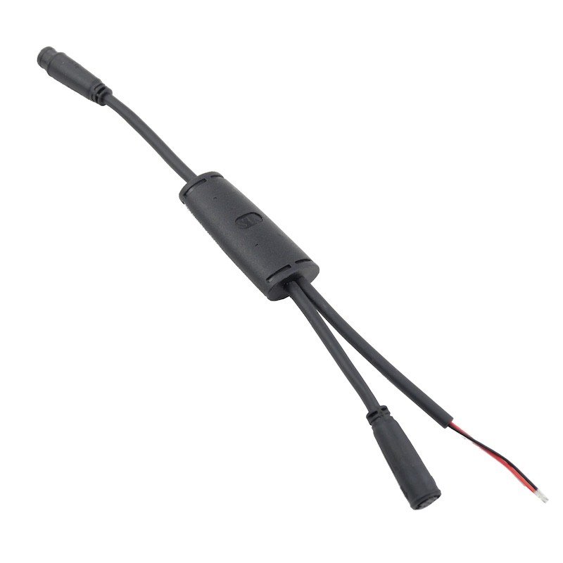 Connecteur de sortie d'alimentation électrique (2 fils) contacteur clé