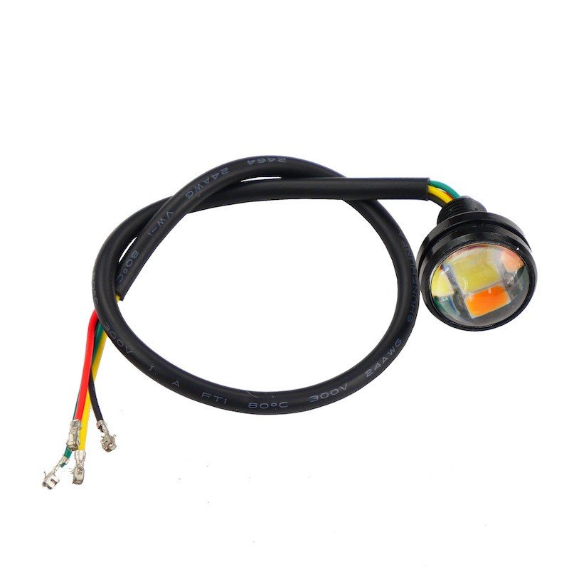 Lampe de châssis LED blanche et jaune (avant)