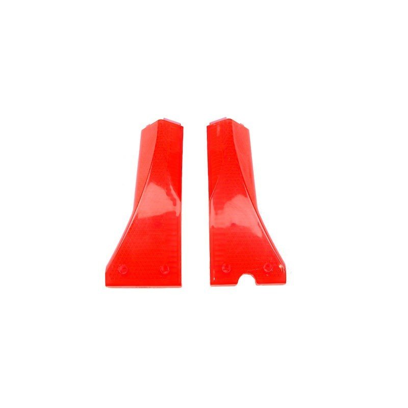Plastique de phare latéral rouge